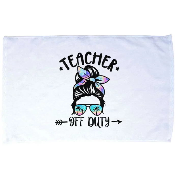 Summer End Of School Year Teacher Off Duty Microfiber Hand Towel