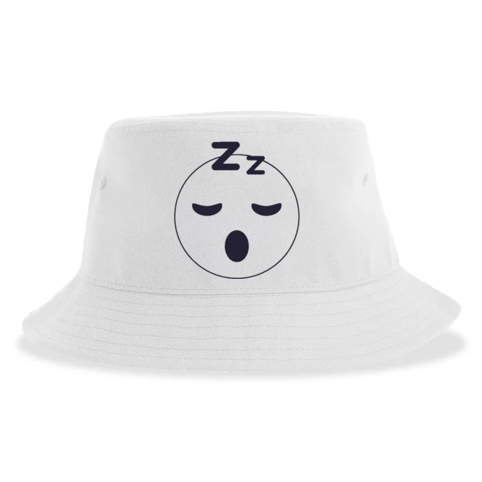 Sleep Emoticon Pajama Sleeping Pjs  Pajamas Sustainable Bucket Hat