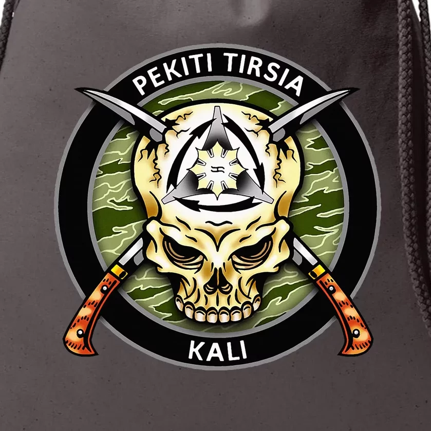 Silat Eskrima Pekiti Tirsia Kali Filipino Drawstring Bag