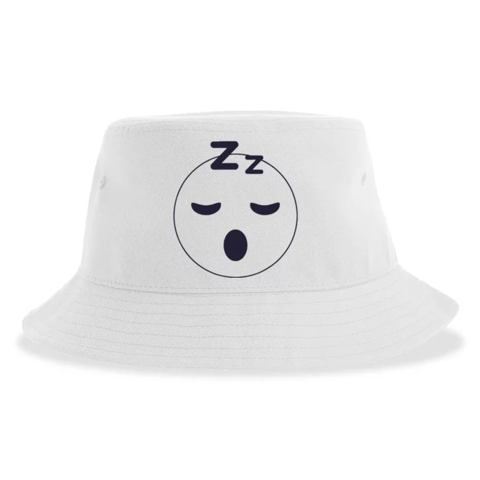 Sleep Emoticon Pajama Sleeping Pjs Men Women Pajamas Sustainable Bucket Hat