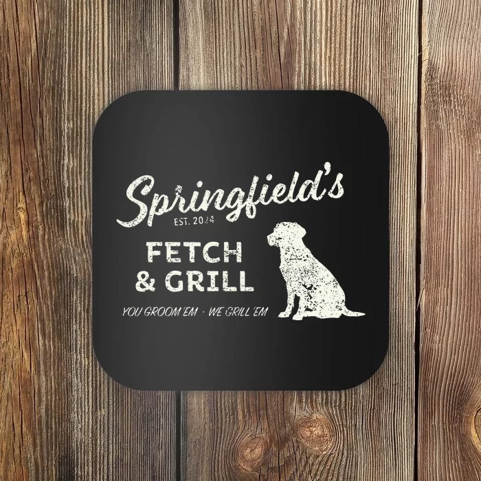 Springfield Eating Pets Fetch & Grill Coaster