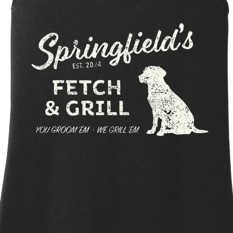 Springfield Eating Pets Fetch & Grill Ladies Essential Tank