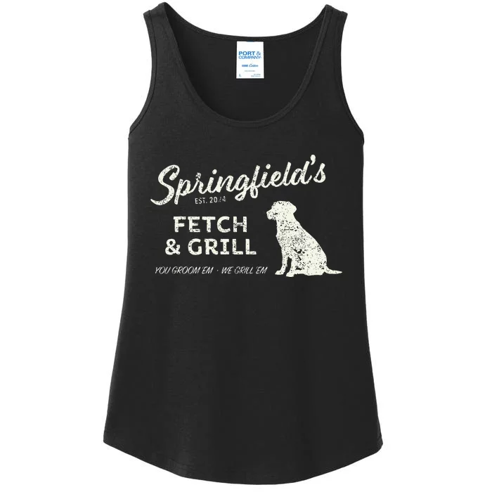 Springfield Eating Pets Fetch & Grill Ladies Essential Tank