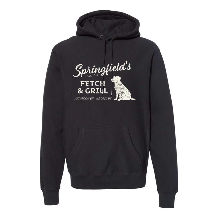 Springfield Eating Pets Fetch & Grill Premium Hoodie