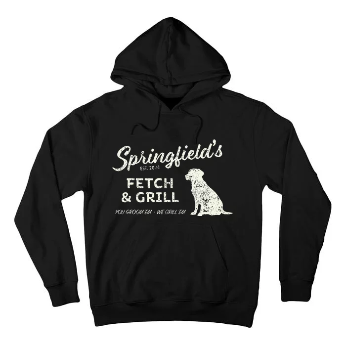 Springfield Eating Pets Fetch & Grill Tall Hoodie