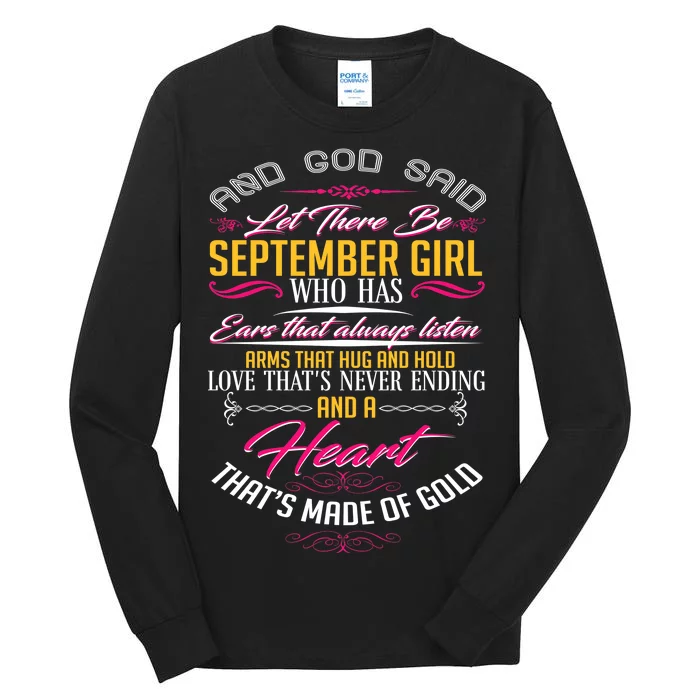 September Girl Always Listens Tall Long Sleeve T-Shirt