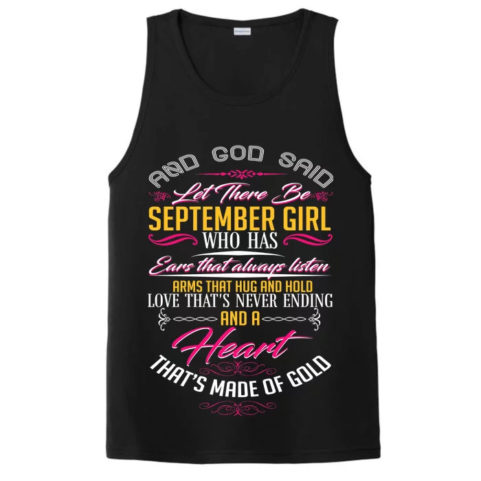 September Girl Always Listens Performance Tank