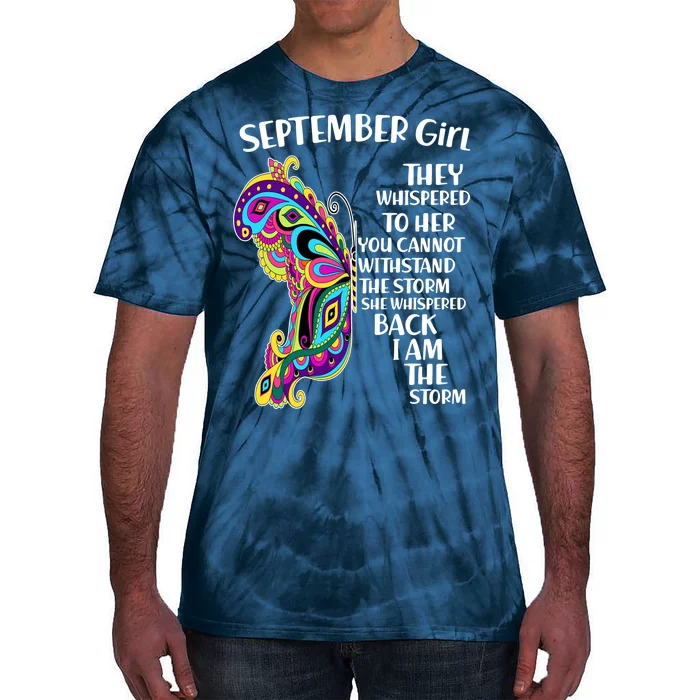 September Girl Paisley Butterfly Tie-Dye T-Shirt