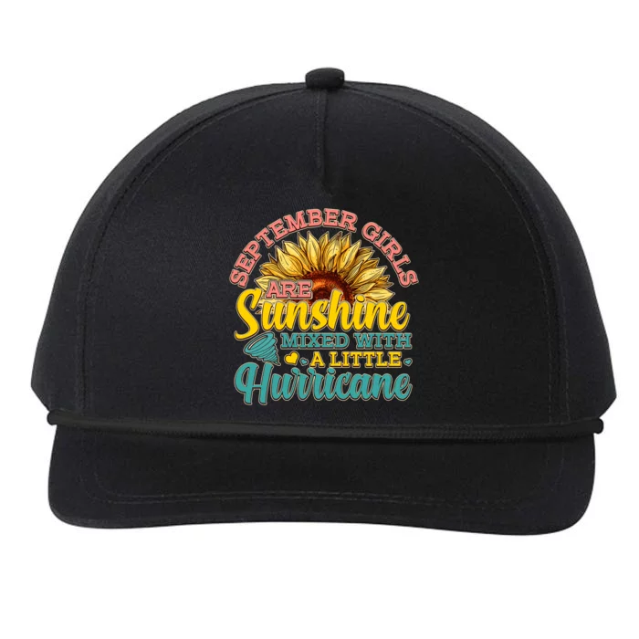 September Girls Sunshine And Hurricane Cute Snapback Five-Panel Rope Hat