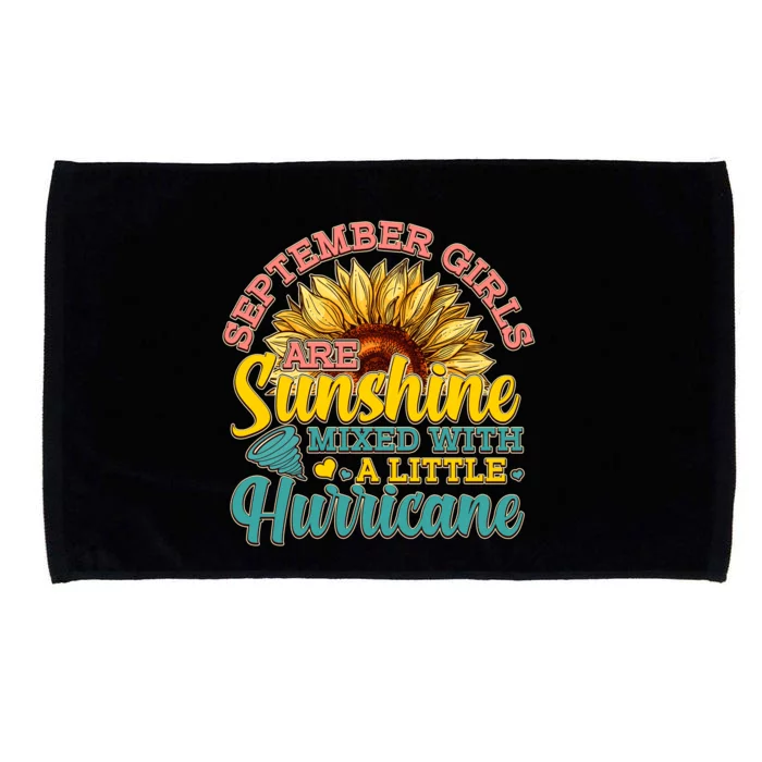 September Girls Sunshine And Hurricane Cute Microfiber Hand Towel