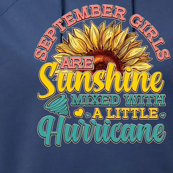 September Girls Sunshine And Hurricane Cute Performance Fleece Hoodie