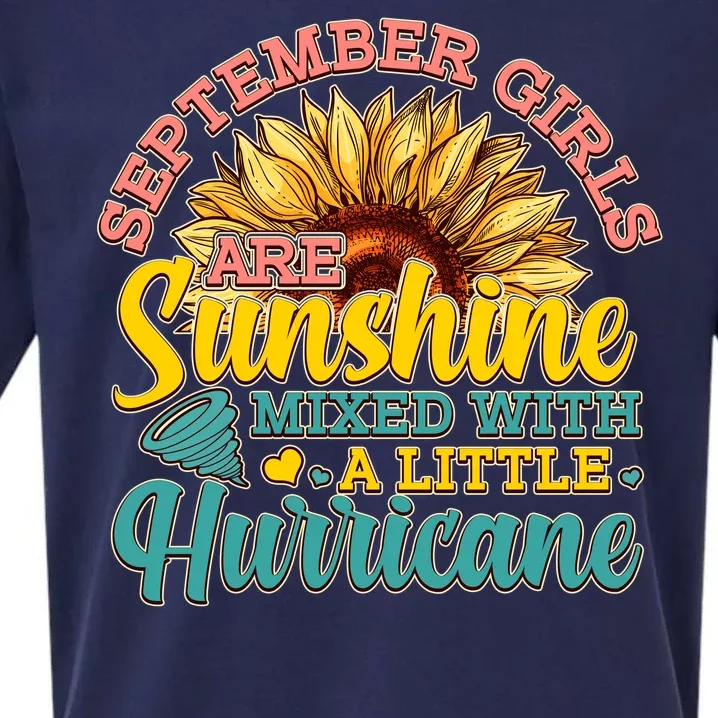 September Girls Sunshine And Hurricane Cute Sueded Cloud Jersey T-Shirt