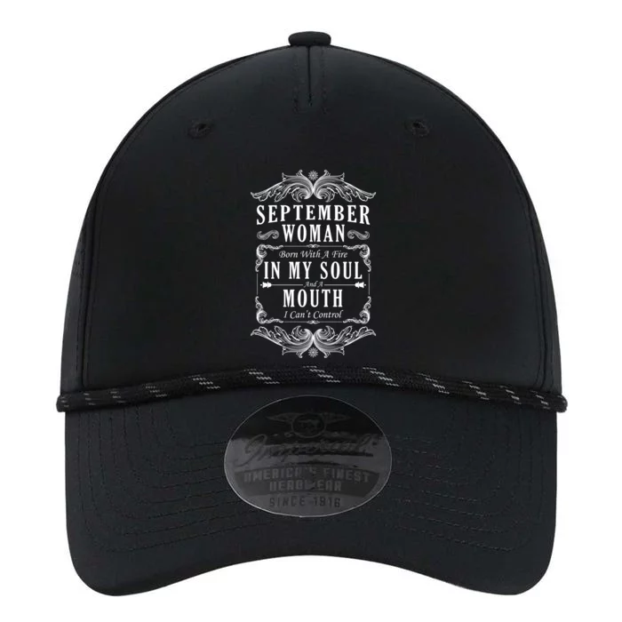 September Woman Funny Birthday Performance The Dyno Cap