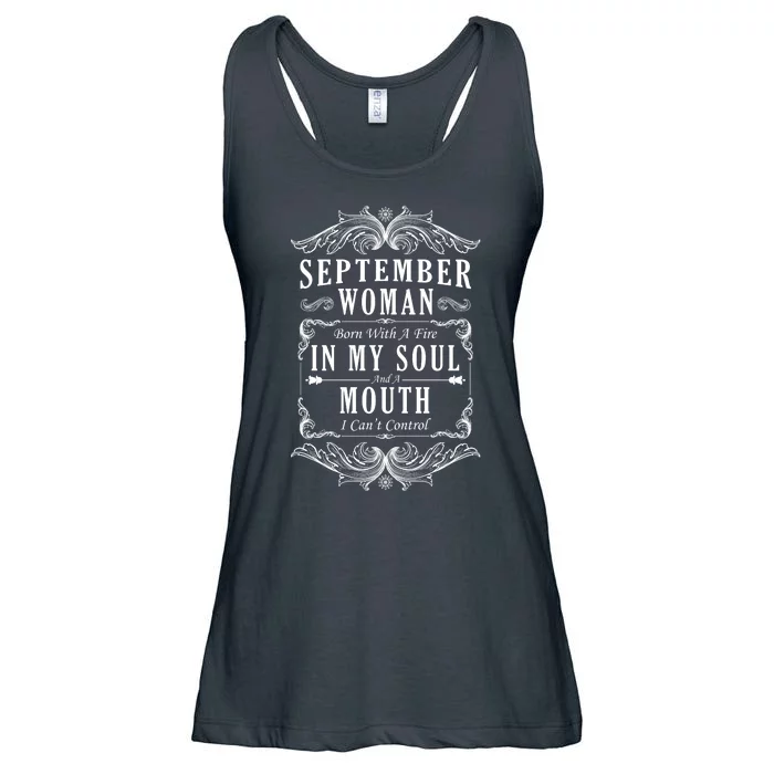 September Woman Funny Birthday Ladies Essential Flowy Tank