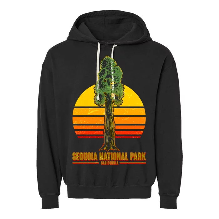 Sequoia National Park California Garment-Dyed Fleece Hoodie