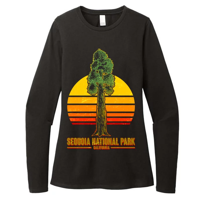 Sequoia National Park California Womens CVC Long Sleeve Shirt