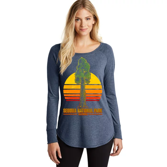 Sequoia National Park California Women's Perfect Tri Tunic Long Sleeve Shirt