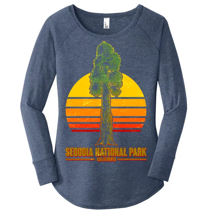 Sequoia National Park California Women's Perfect Tri Tunic Long Sleeve Shirt