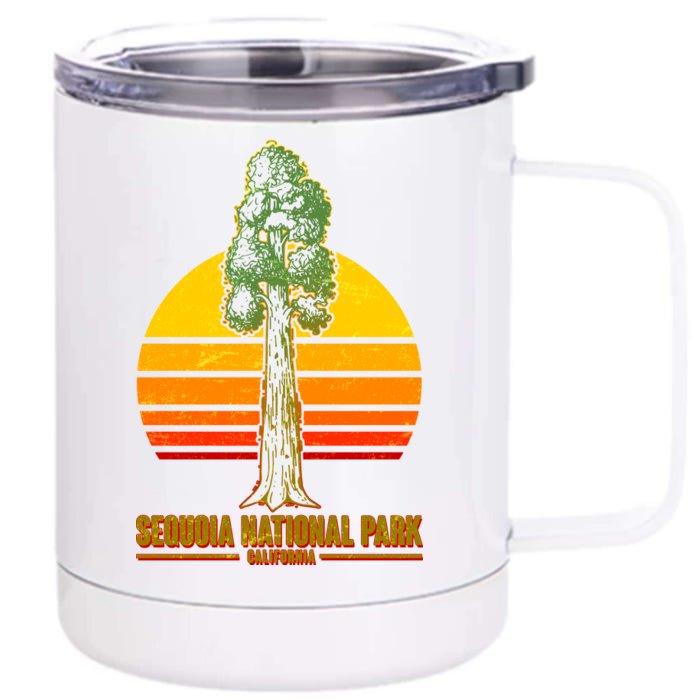 Sequoia National Park California Front & Back 12oz Stainless Steel Tumbler Cup