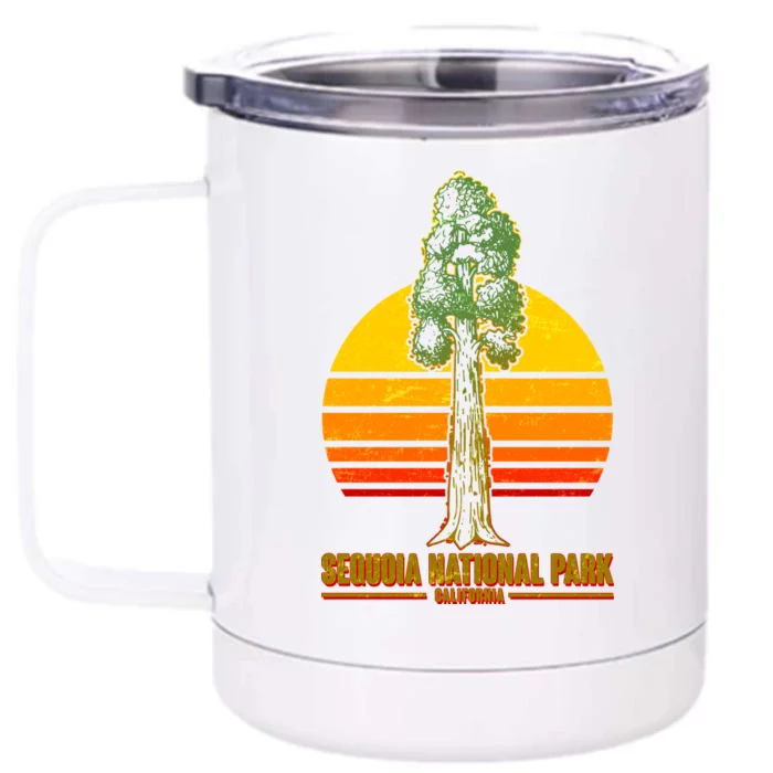 Sequoia National Park California Front & Back 12oz Stainless Steel Tumbler Cup