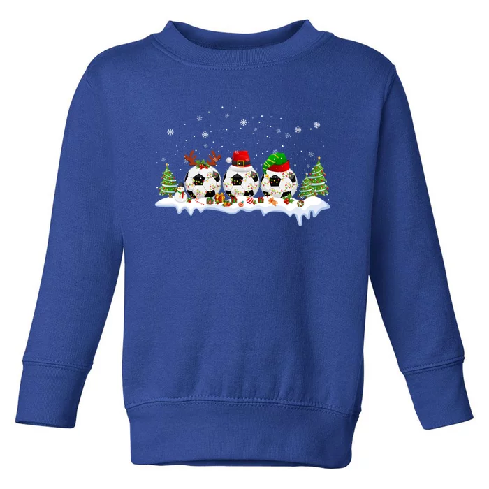 Santa Elf Reindeer Soccer Balls Xmas Tree Lights Christmas Gift Toddler Sweatshirt