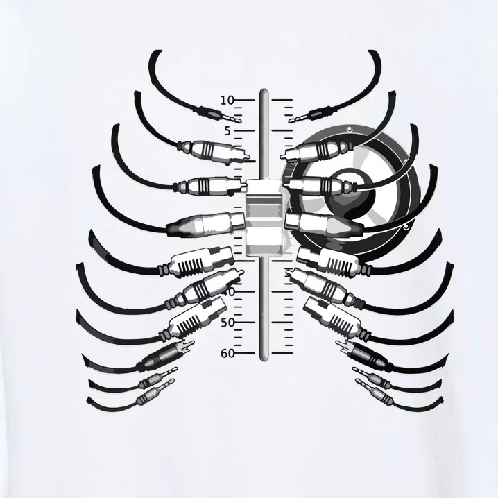 Sound Engineer Rib Cage Wired For Sound Garment-Dyed Sweatshirt