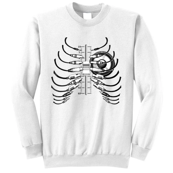 Sound Engineer Rib Cage Wired For Sound Sweatshirt