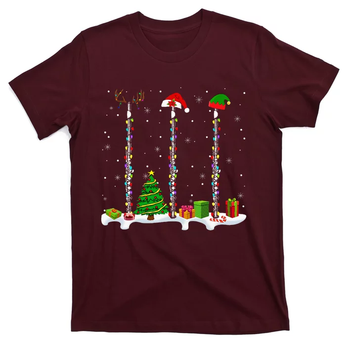 Santa Elf Reindeer Flute Christmas Light Musical Instrument T-Shirt