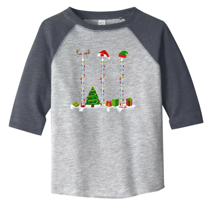 Santa Elf Reindeer Flute Christmas Light Musical Instrument Toddler Fine Jersey T-Shirt