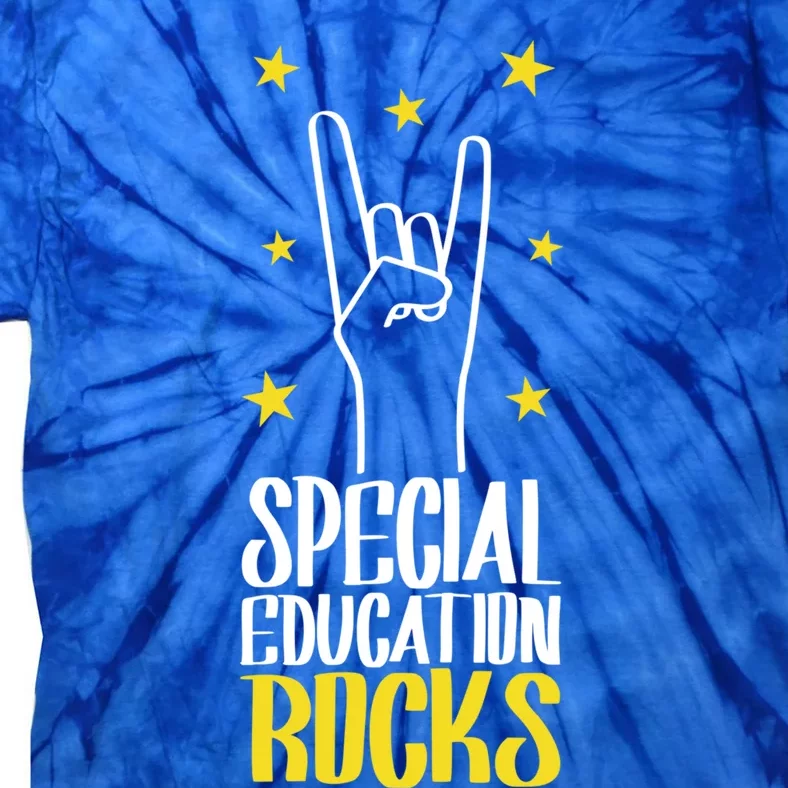 Special Education Rocks Special Education Teacher Gift Tie-Dye T-Shirt