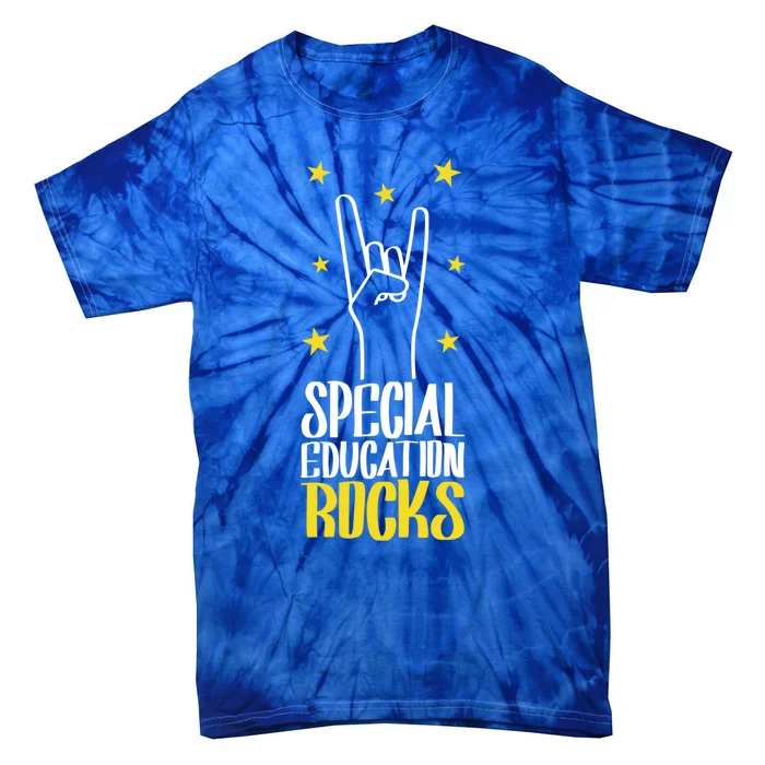 Special Education Rocks Special Education Teacher Gift Tie-Dye T-Shirt