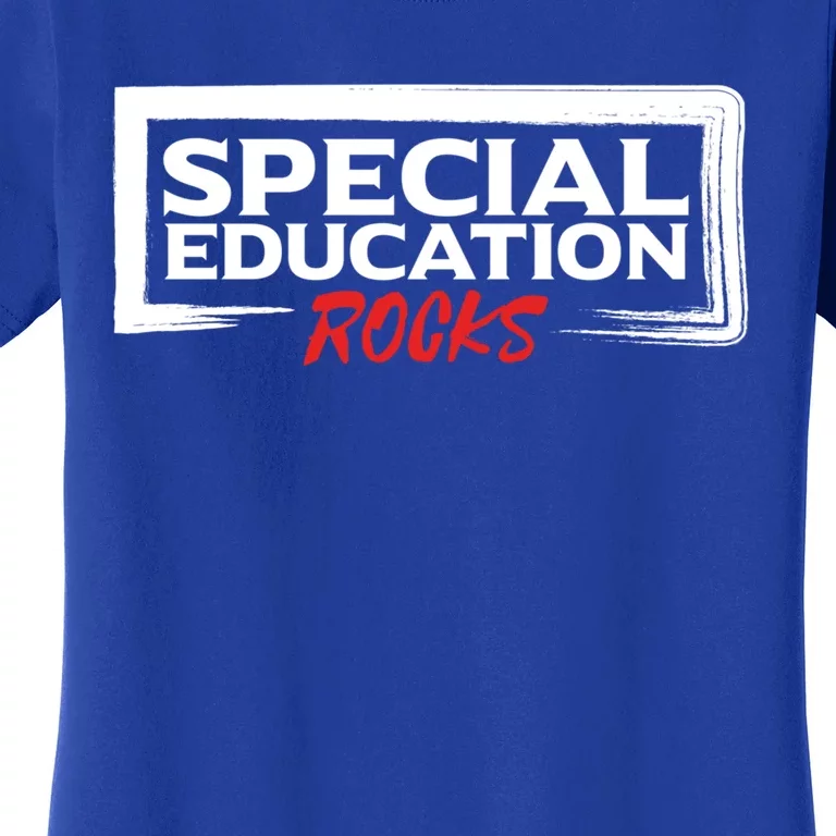 Special Education Rocks Special Education Teacher Gift Women's T-Shirt