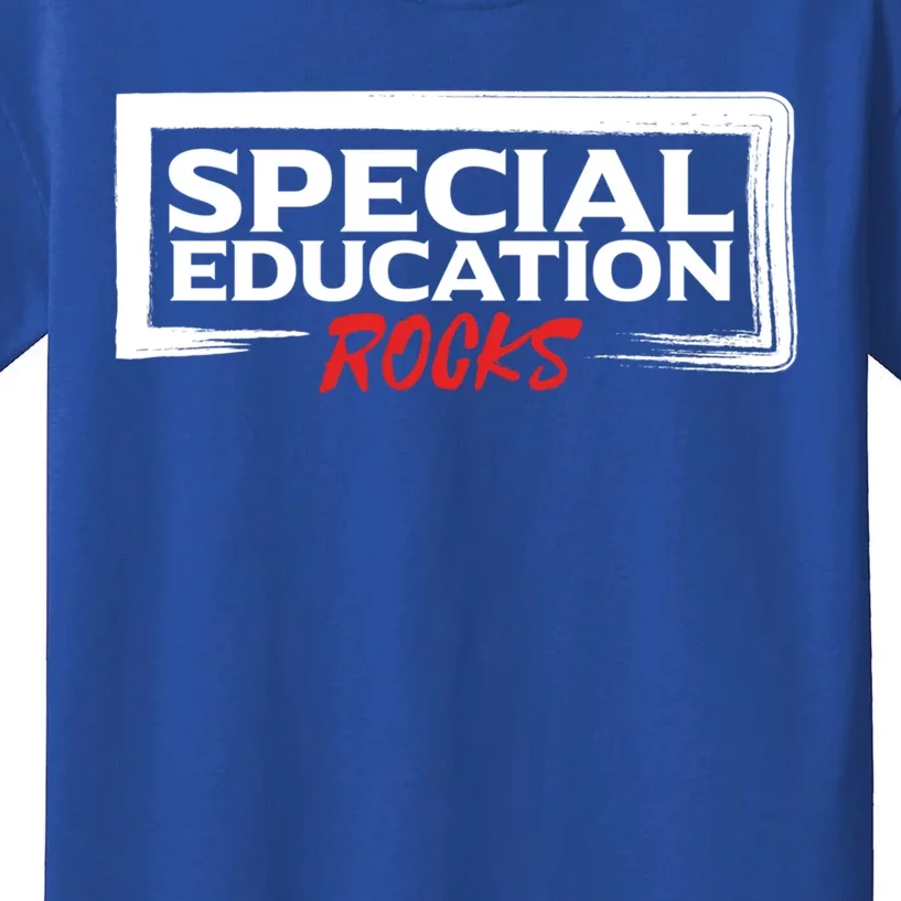 Special Education Rocks Special Education Teacher Gift Kids T-Shirt