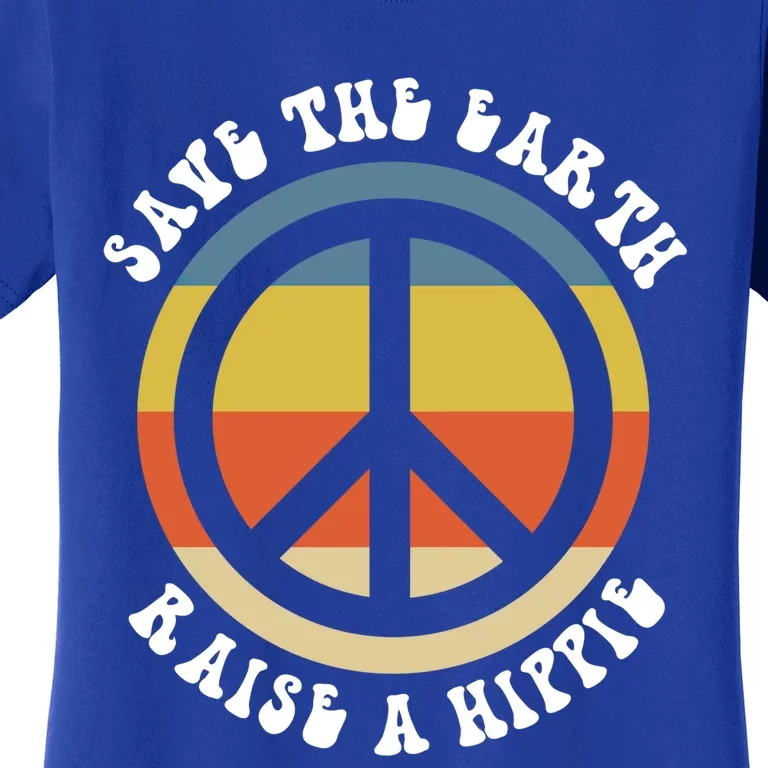 Save Earth Raise A Hippie 50th Anniversary Earth Day 2020 Gift Women's T-Shirt