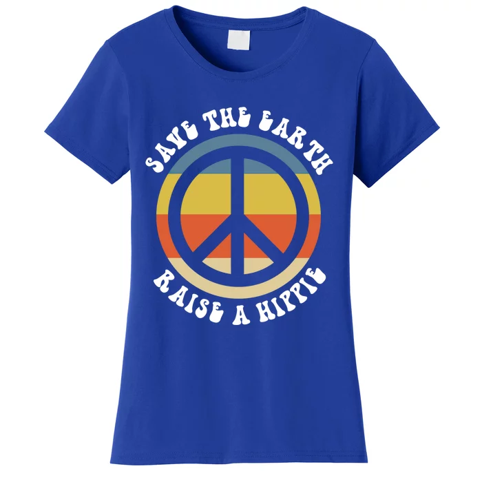 Save Earth Raise A Hippie 50th Anniversary Earth Day 2020 Gift Women's T-Shirt