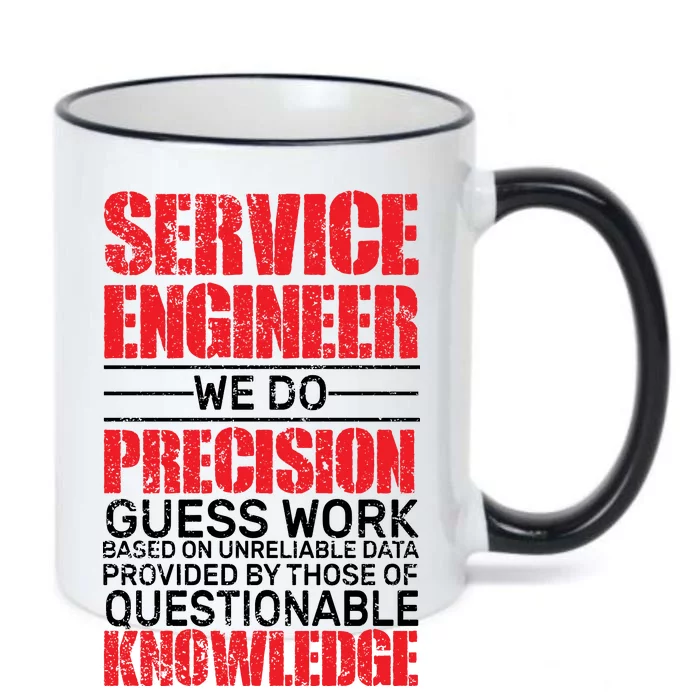 Service Engineer Black Color Changing Mug