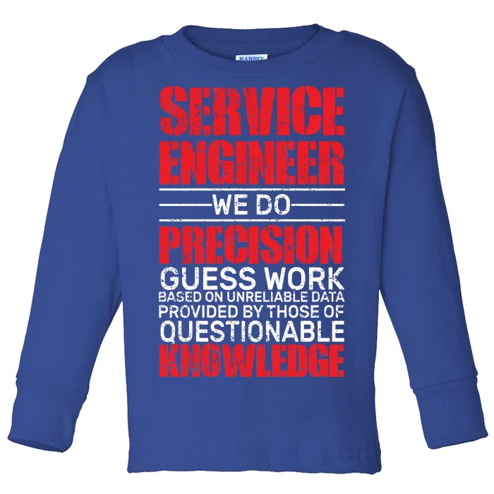 Service Engineer Toddler Long Sleeve Shirt