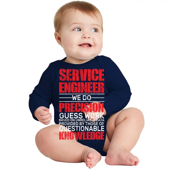 Service Engineer Baby Long Sleeve Bodysuit