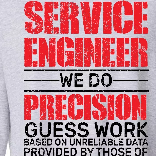 Service Engineer Cropped Pullover Crew