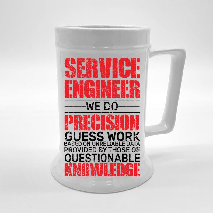 Service Engineer Front & Back Beer Stein