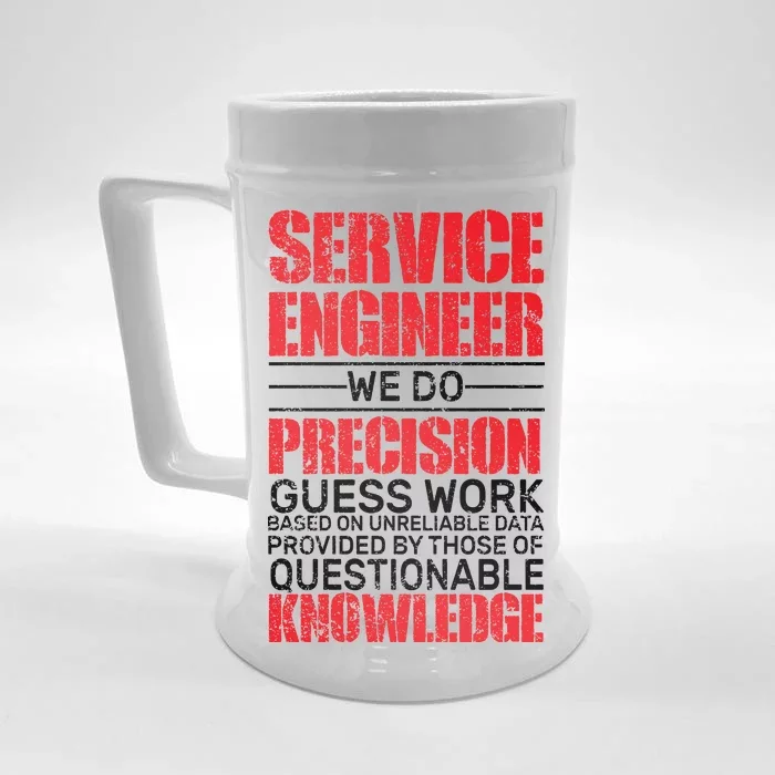 Service Engineer Front & Back Beer Stein