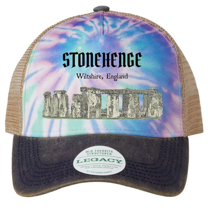 Stonehenge England Souvenir Legacy Tie Dye Trucker Hat