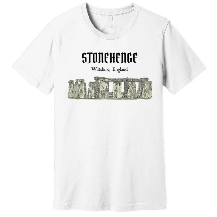 Stonehenge England Souvenir Premium T-Shirt