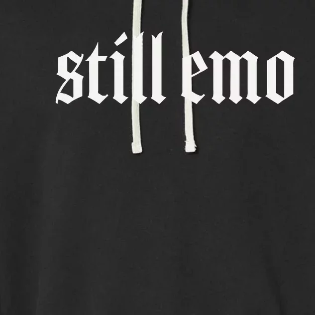 Still Emo Garment-Dyed Fleece Hoodie