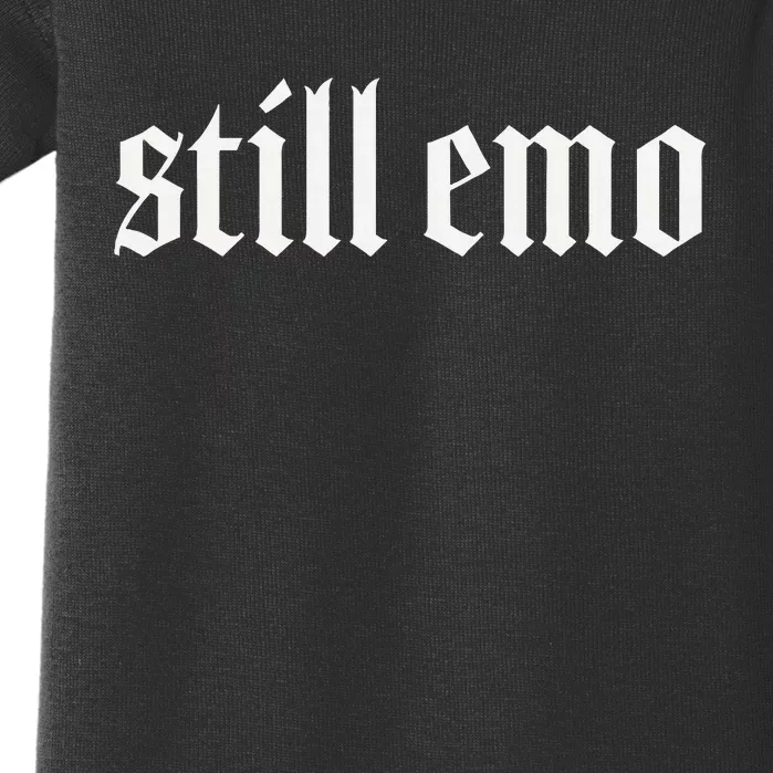 Still Emo Baby Bodysuit