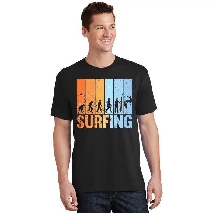 Surfing evolution surfing and surf accessoires T-Shirt