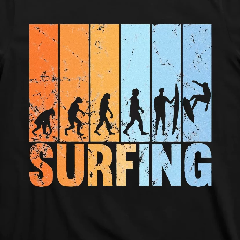 Surfing evolution surfing and surf accessoires T-Shirt