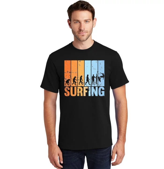 Surfing evolution surfing and surf accessoires Tall T-Shirt