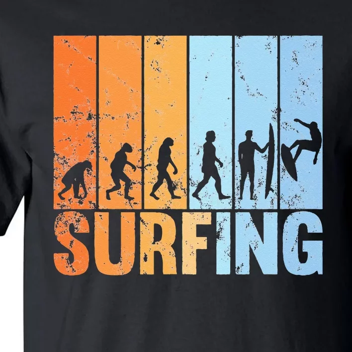 Surfing evolution surfing and surf accessoires Tall T-Shirt