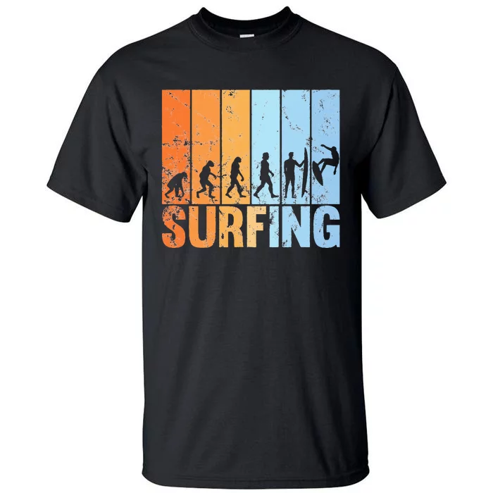 Surfing evolution surfing and surf accessoires Tall T-Shirt